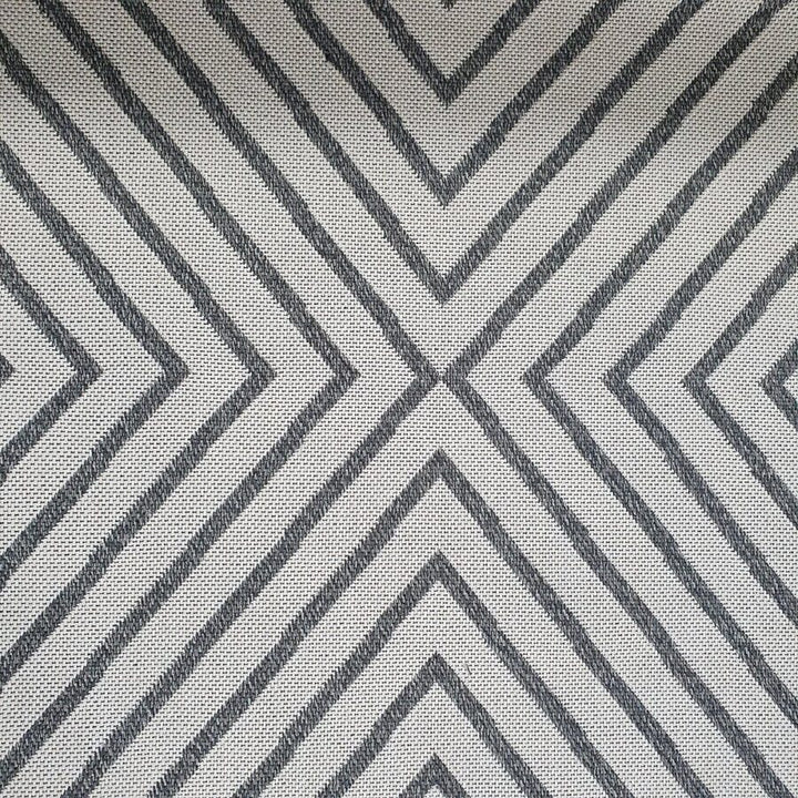 Cotton Rug Cream Grey Geometric - TidySpaces