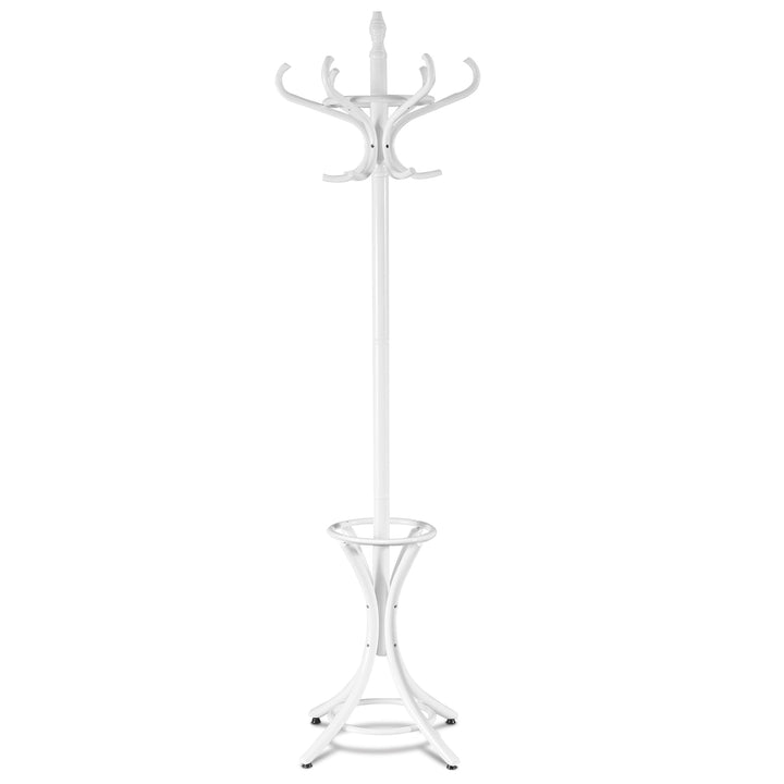 Floor Standing Hat Coat Wood Hanger w/ Umbrella Rack Prestige - TidySpaces