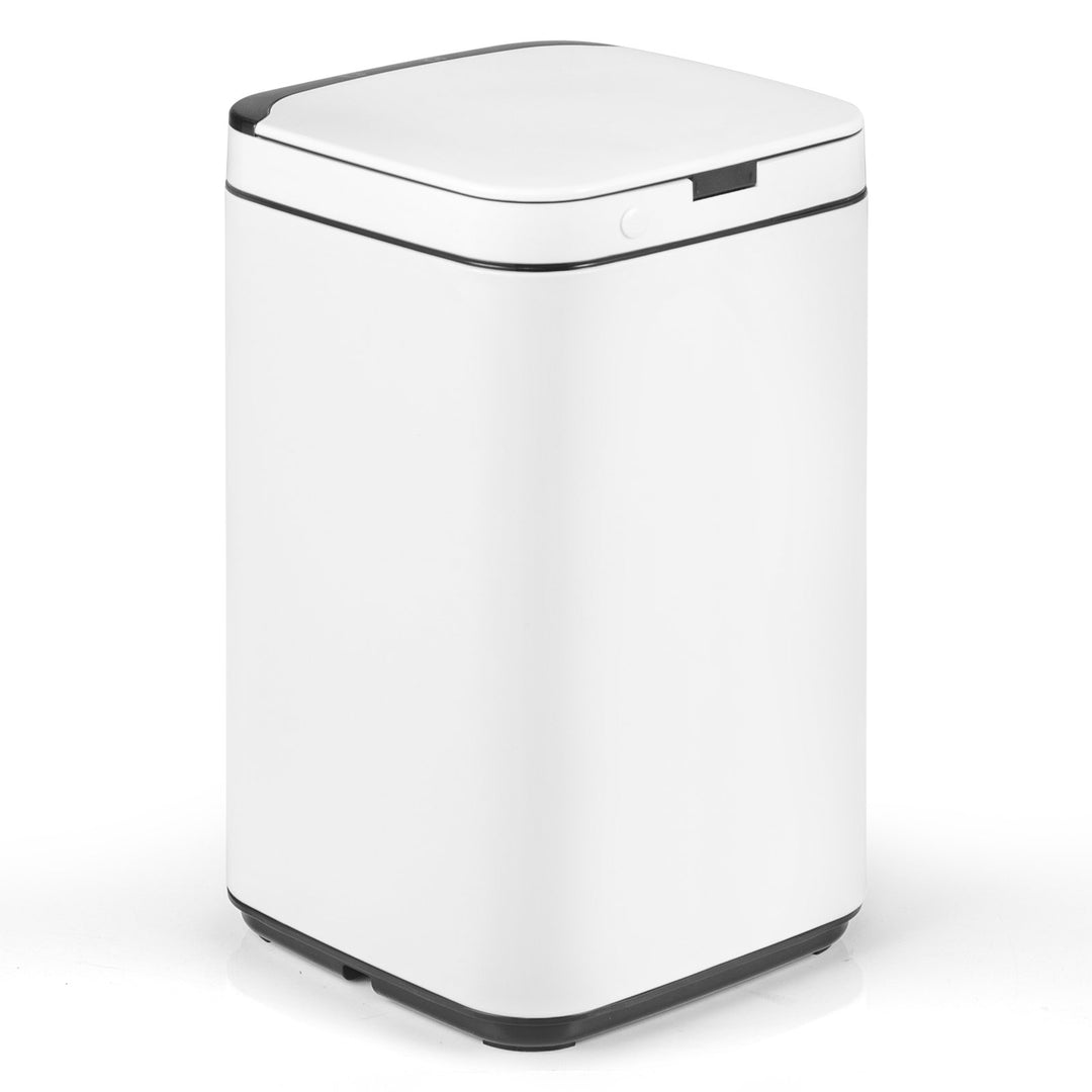 13L Intelligent Touchless Trash Can-White - TidySpaces