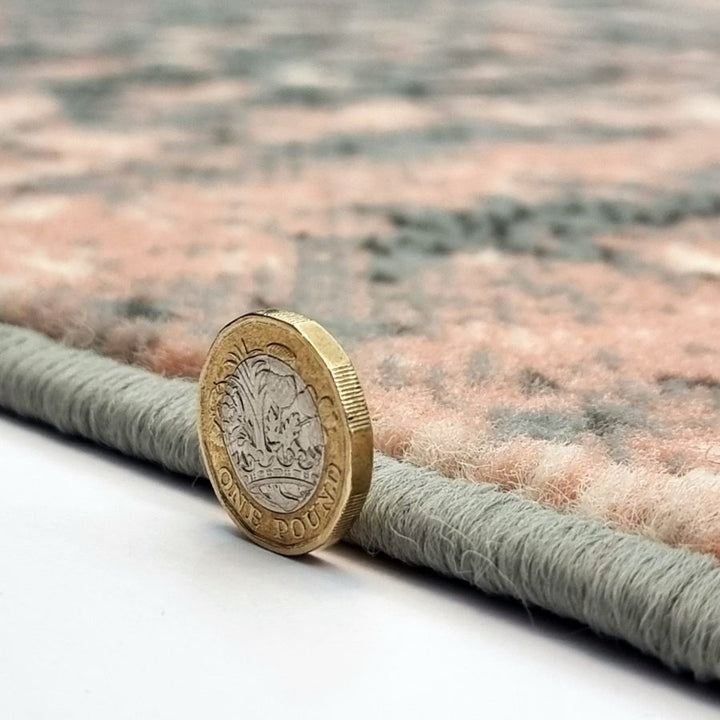 Marble Abstract Rug Distressed Pattern Soft Carpet - TidySpaces