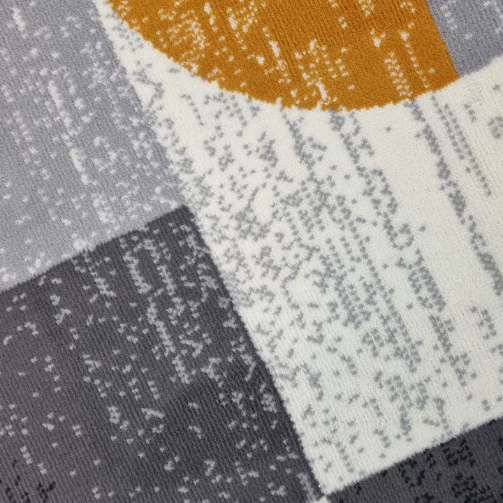 Geometric Rug Circles Modern Soft Carpet - TidySpaces