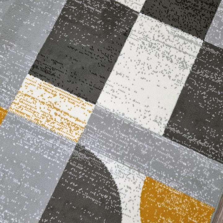 Geometric Rug Circles Modern Soft Carpet - TidySpaces