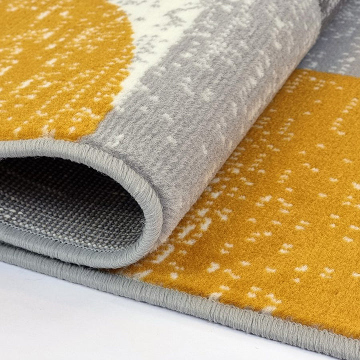 Geometric Rug Circles Modern Soft Carpet - TidySpaces
