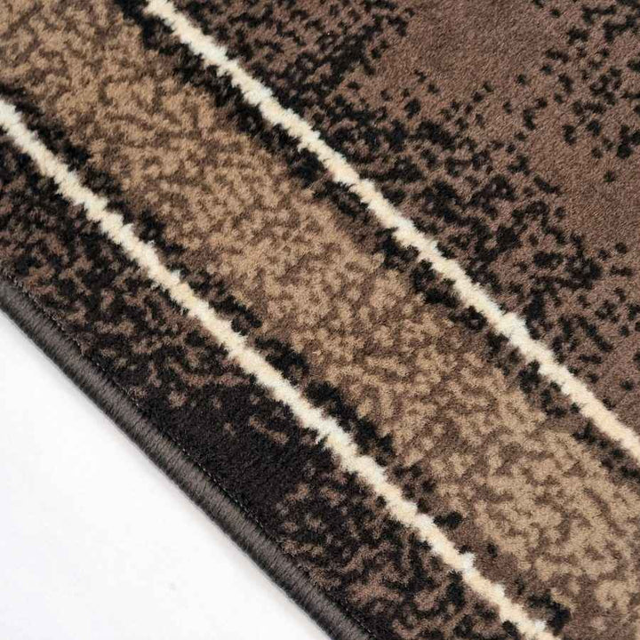 Geometric Rug Bordered Pattern Soft Carpet