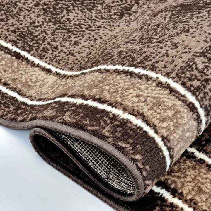 Geometric Rug Bordered Pattern Soft Carpet