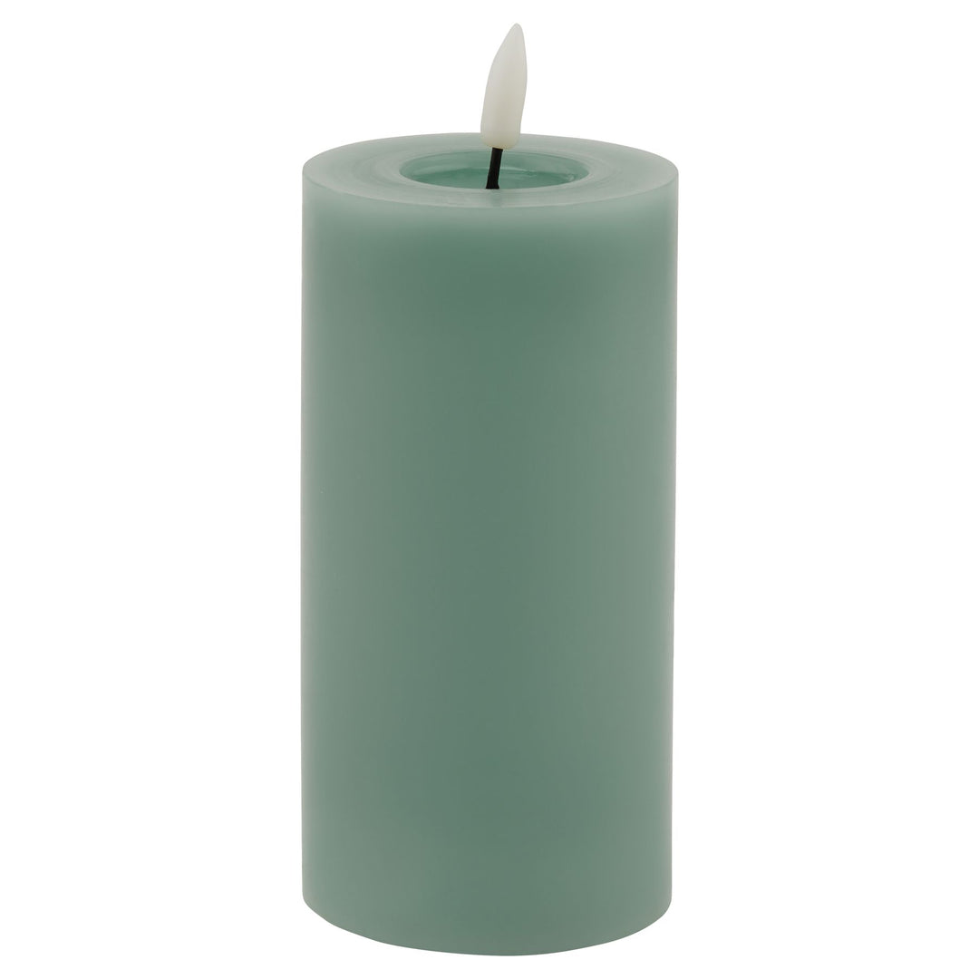 Luxe Collection Melt Effect 3x6 Sage LED Wax Candle SAGE WAX - TidySpaces