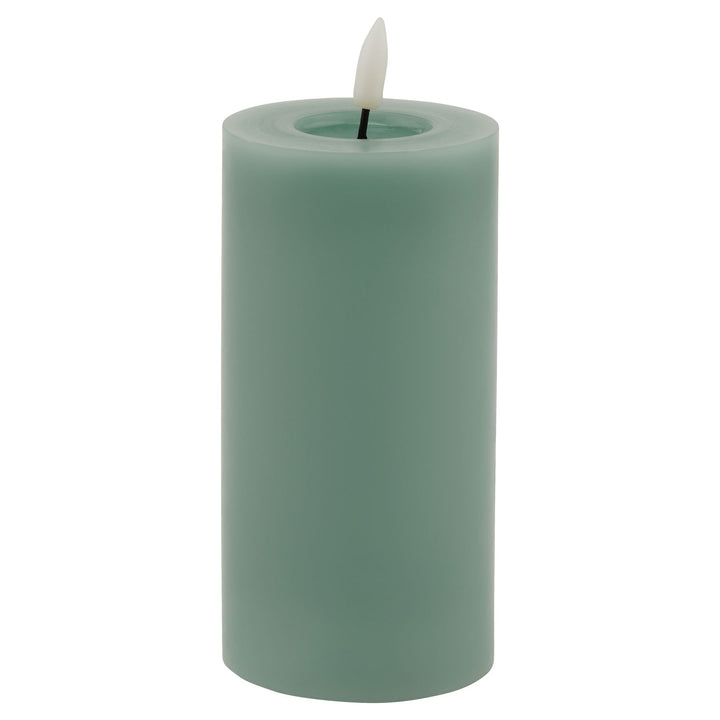 Luxe Collection Melt Effect 3x6 Sage LED Wax Candle SAGE WAX - TidySpaces