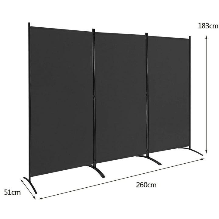 3 Panel Folding Room Divider - TidySpaces