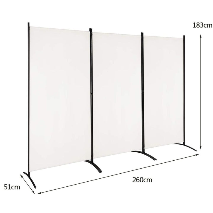 3 Panel Folding Room Divider - TidySpaces