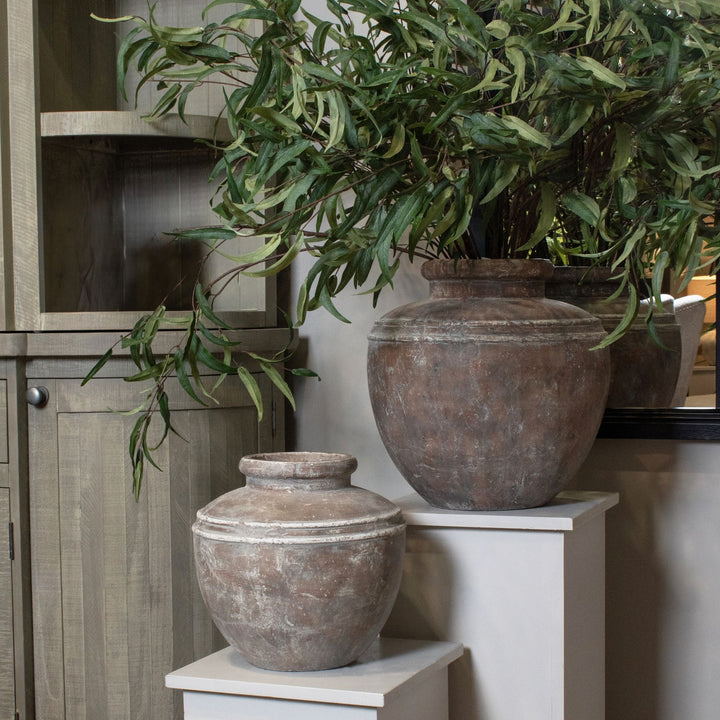 Siena Large Brown Water Pot - TidySpaces