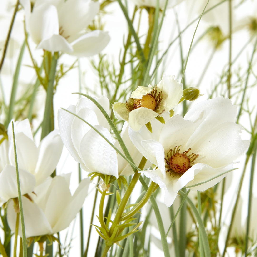 Large White Meadow Plant In Pot - TidySpaces