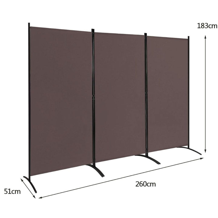 3 Panel Folding Room Divider - TidySpaces