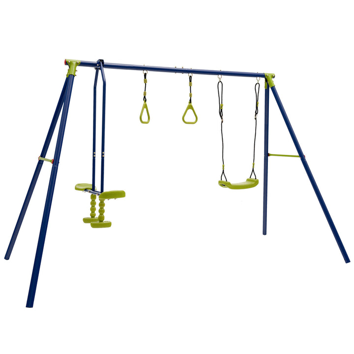 3-in-1 Multifunctional A-Frame Swing Set - TidySpaces