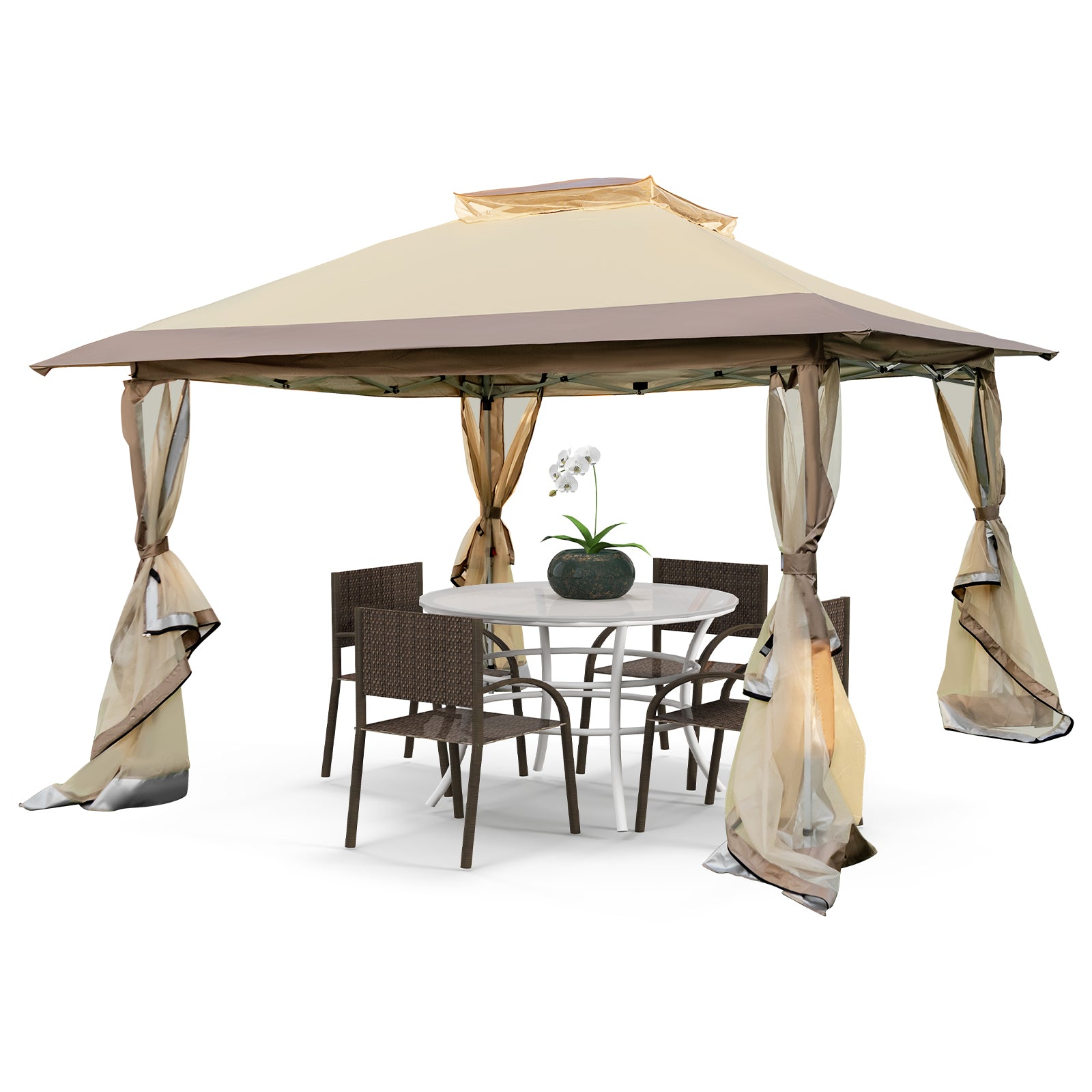 Pop up portable canopy store