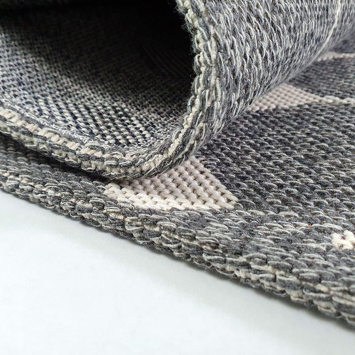 Cotton Rug Grey Berber - TidySpaces
