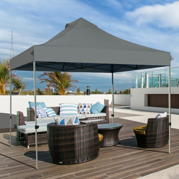 3m x 3m Pop Up Canopy Tent Commercial Instant Shelter - TidySpaces