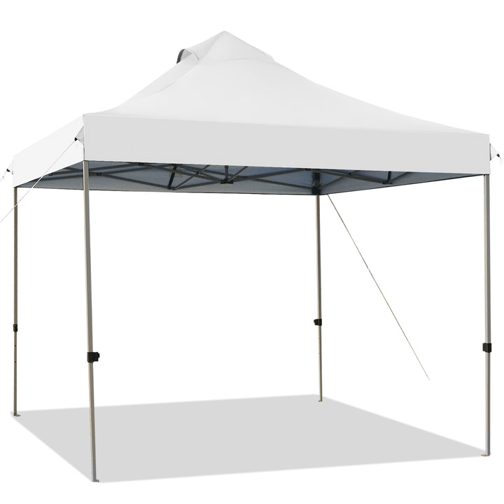 3m x 3m Pop Up Canopy Tent Commercial Instant Shelter White - TidySpaces