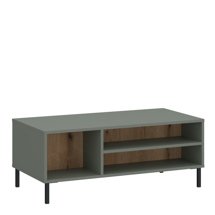 Darwin Coffee Table in Green/Oak - TidySpaces
