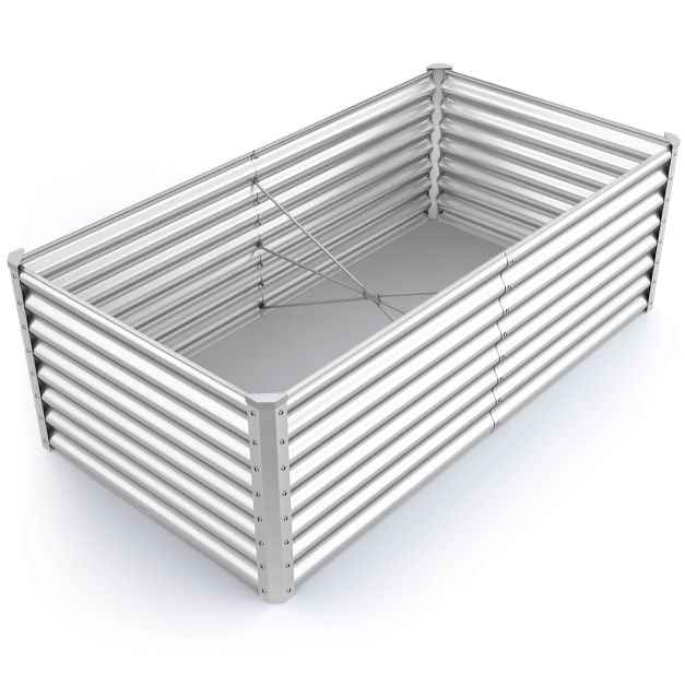 60 cm Raised Garden Bed Elevated Garden Planter with Open Bottom Design