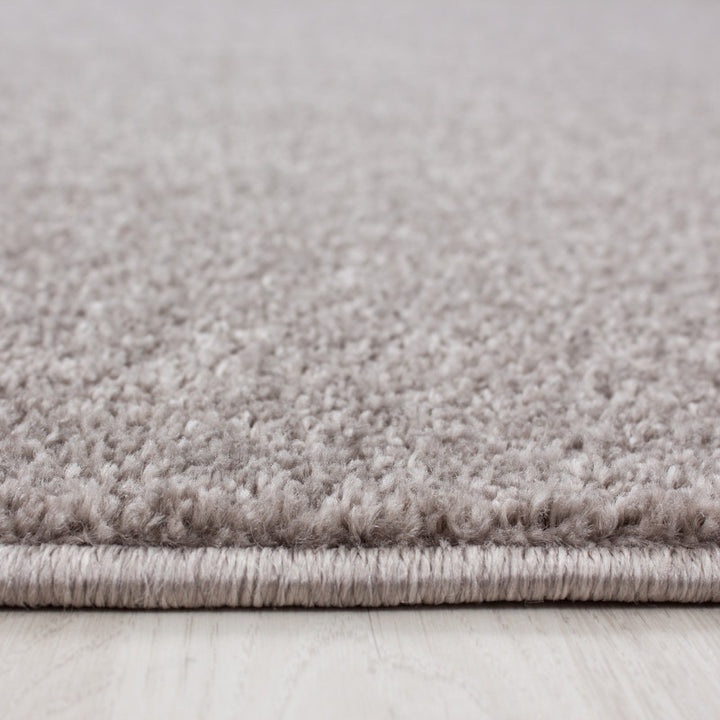 Beige Plain Solid Rug - TidySpaces
