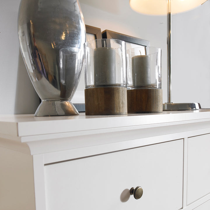 Paris Chest of 4 Drawers in White - TidySpaces