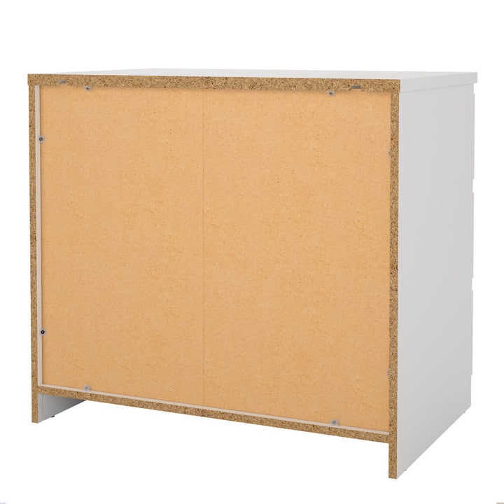 Naia Chest of 3 Drawers in White - TidySpaces
