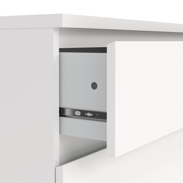 Naia Chest of 3 Drawers in White - TidySpaces