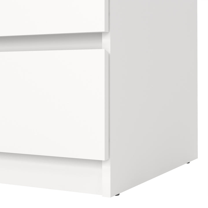 Naia Chest of 3 Drawers in White - TidySpaces