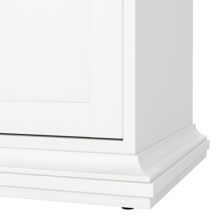Paris Sideboard with 3 doors and 3 drawers in White