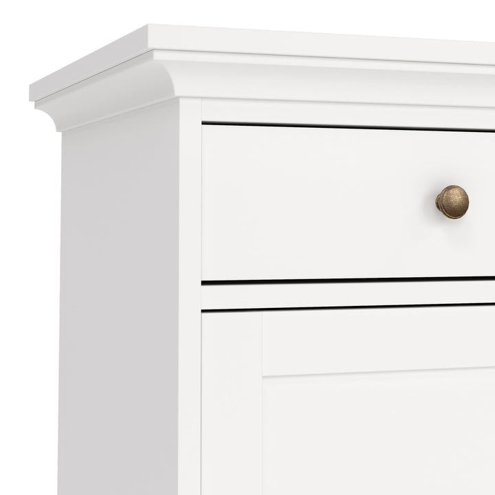 Paris Sideboard with 3 doors and 3 drawers in White