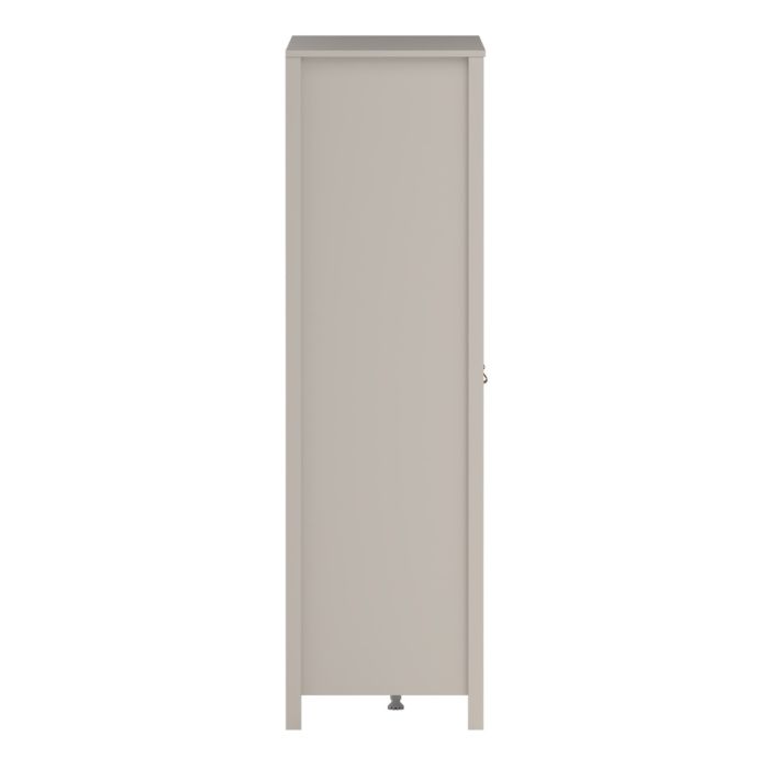 Barcelona Wardrobe with 2 Doors + 1 Mirror Door + 2 Drawers in Cashmere