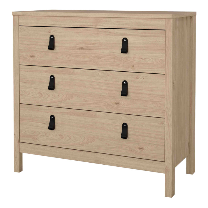 Barcelona Chest 3 Drawers in Jackson Hickory Oak - TidySpaces