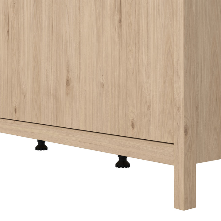 Barcelona Wardrobe with 3 Doors in Jackson Hickory Oak - TidySpaces