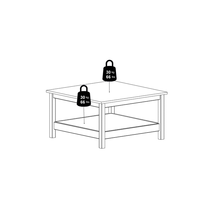 Barcelona Coffee Table in Jackson Hickory Oak - TidySpaces