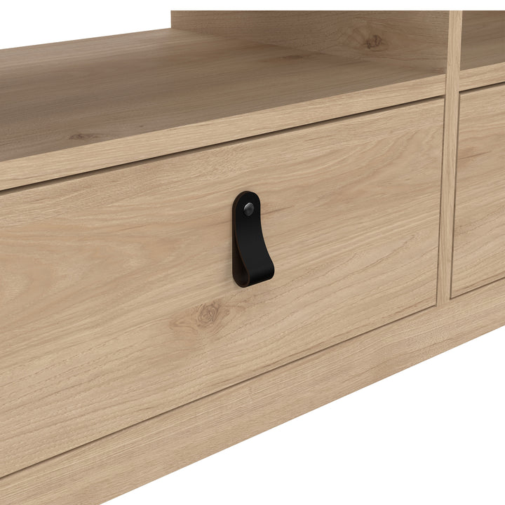 Barcelona TV-Unit 3 Drawers in Jackson Hickory Oak - TidySpaces