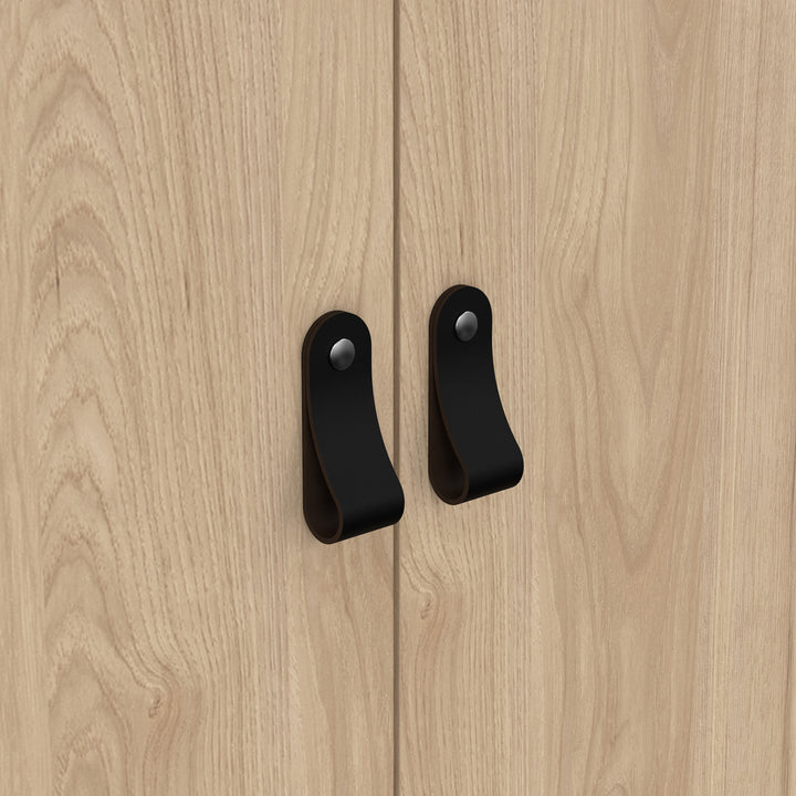 Barcelona Wardrobe with 2 Doors in Jackson Hickory Oak - TidySpaces