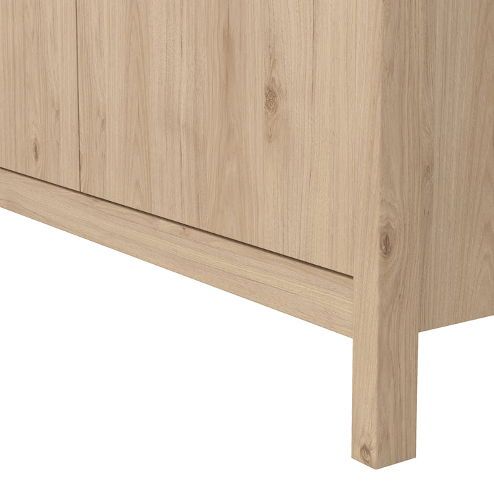 Barcelona Wardrobe with 2 Doors in Jackson Hickory Oak - TidySpaces