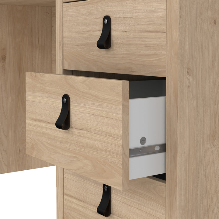 Barcelona Desk 3 Drawers in Jackson Hickory Oak - TidySpaces