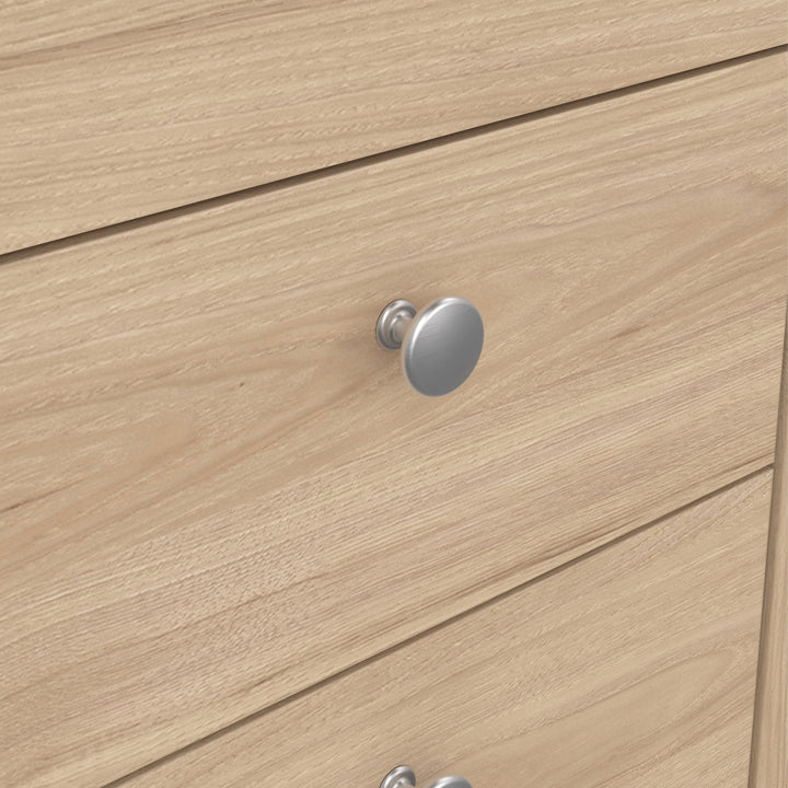 Madrid Bedside Table 2 Drawers in Jackson Hickory Oak - TidySpaces