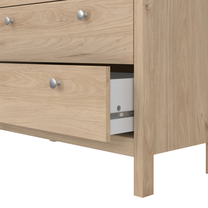 Madrid Chest 3+2 Drawers in Jackson Hickory Oak - TidySpaces