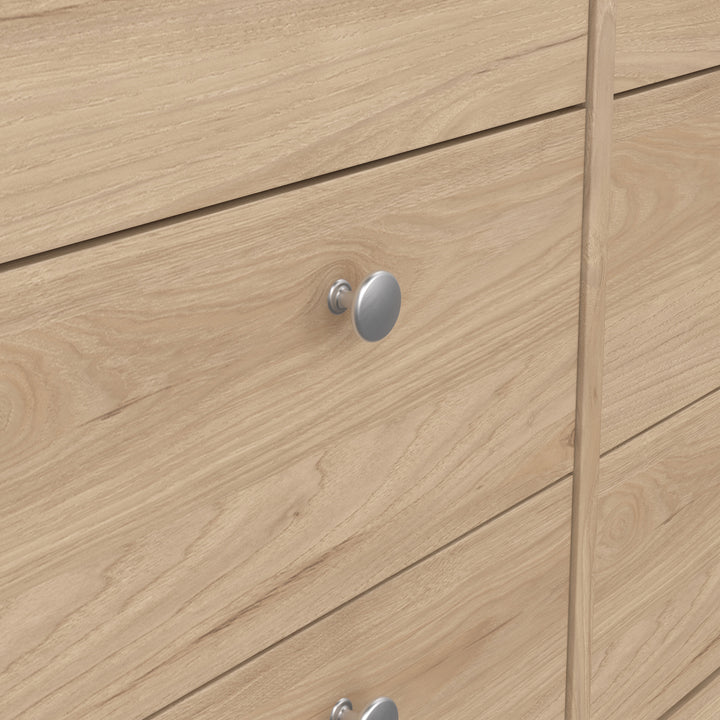 Madrid Double Dresser 4+4 drawers in Jackson Hickory Oak - TidySpaces