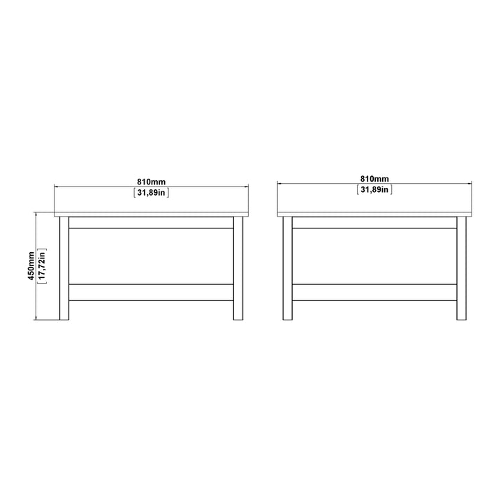 Madrid Coffee Table in Jackson Hickory Oak - TidySpaces