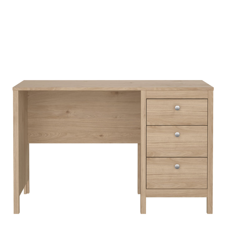 Madrid Desk 3 Drawers in Jackson Hickory Oak - TidySpaces