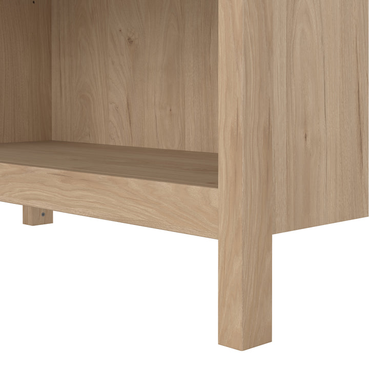Madrid Bookcase in Jackson Hickory Oak - TidySpaces