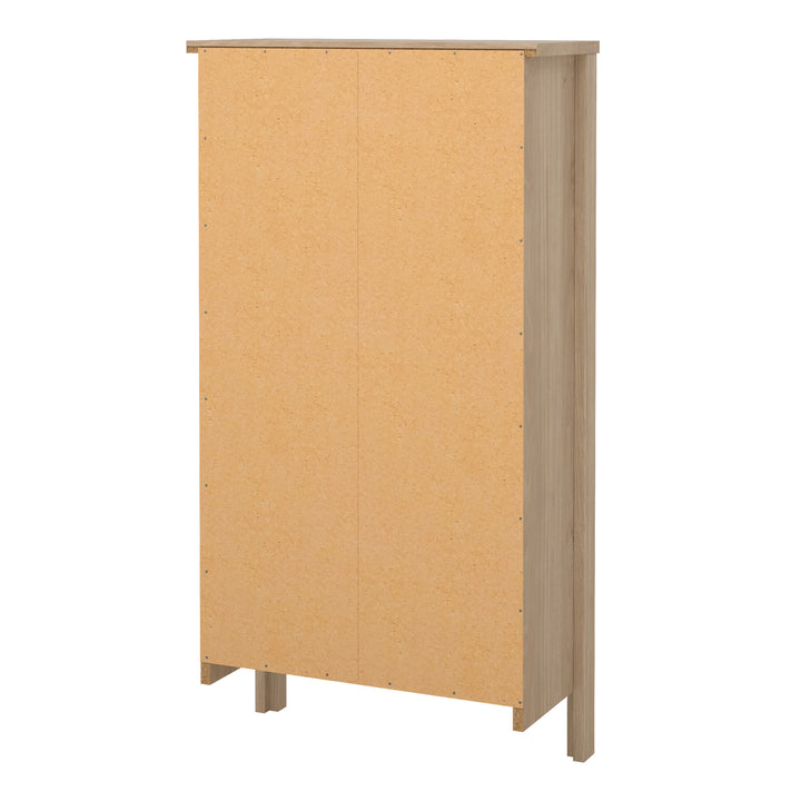 Madrid Shoe Cabinet 2 Flap Doors in Jackson Hickory Oak - TidySpaces