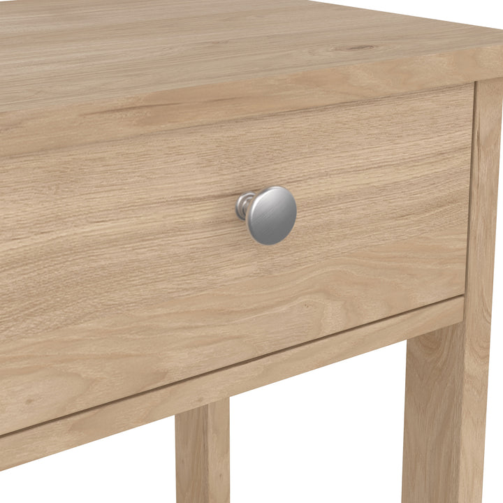 Madrid Bedside Table with 1 Drawers in Jackson Hickory Oak - TidySpaces