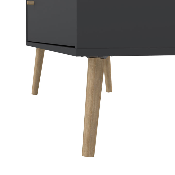 Cumbria Chest 2 + 2 Drawers Dark Grey - TidySpaces