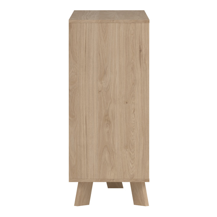 Ikast 6 Drawers Double Dresser in Jackson Hickory and White - TidySpaces