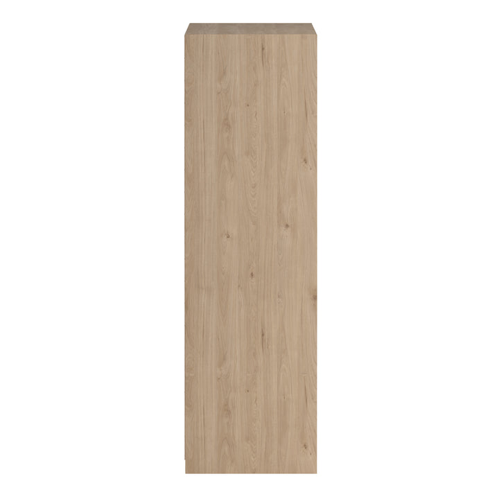 Line Wardrobe with 2 Sliding Doors 1 Sliding Door with Mirror in Jackson Hickory Oak - TidySpaces