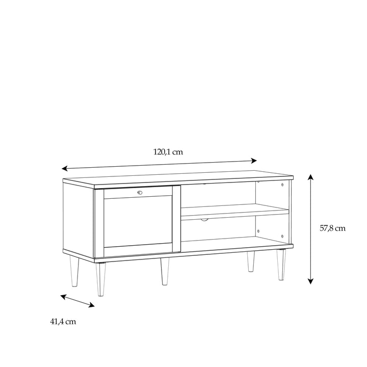 Calasetta TV Unit in Rattan - TidySpaces